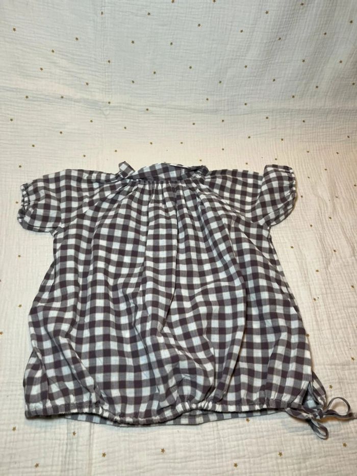 Blouse à carreaux Bonton 4 ans - photo numéro 2