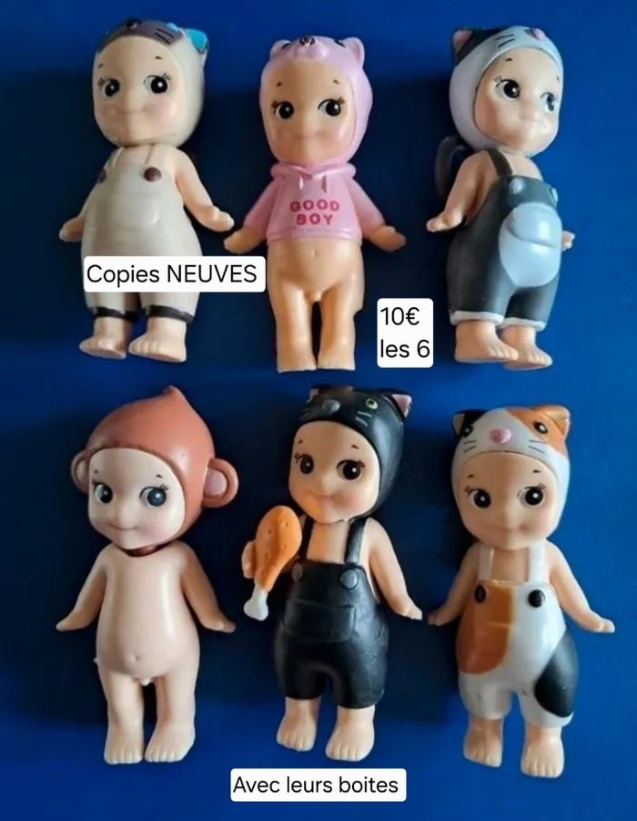 Lot  figurines COPIES personnages Sonny angel