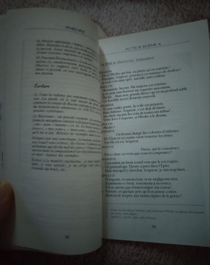 Livre "Phedre" de Jean Racine/Classiques Hachette/Texte integral 192 pages - photo numéro 5