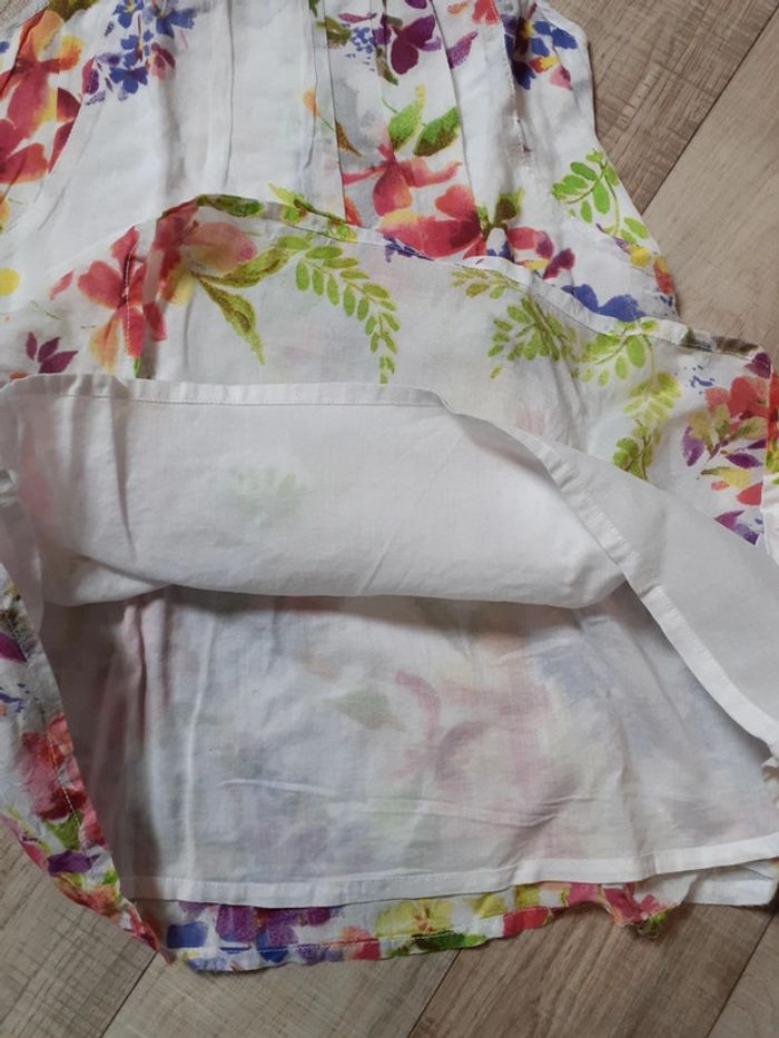 Robe sans manches fille légère motif fleuri 3 ans neuve - photo numéro 4