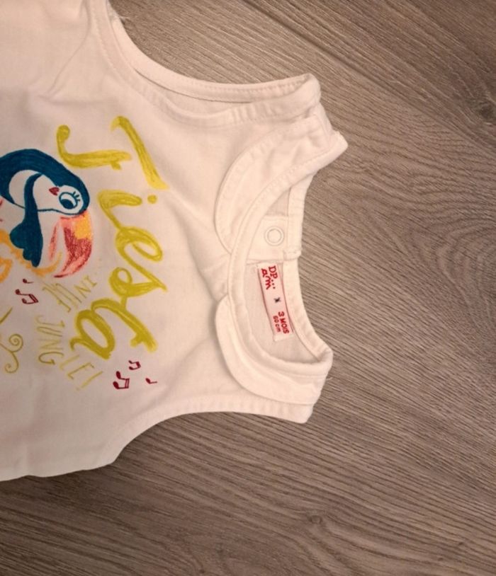 Ensemble fille été 3 mois DPAM - photo numéro 2