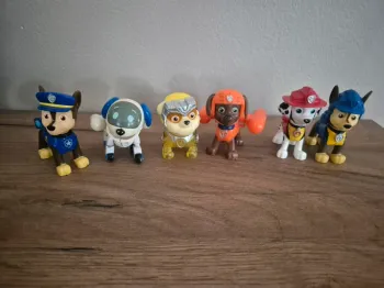 Lot  de 6 Personnages pat patrouille