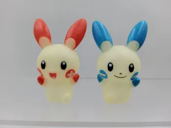 Pokemon Kids Figures – Plusle & Minun Glow in Dark