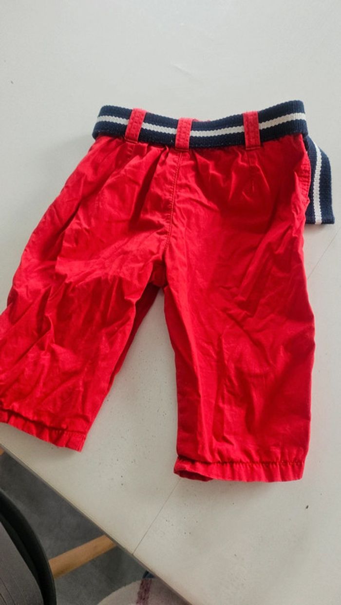 Short garçon rouge - photo numéro 3