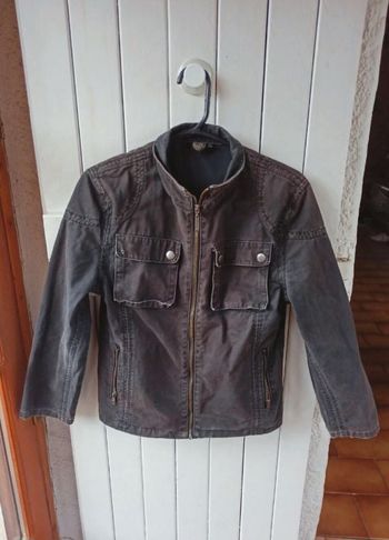Veste noir délavé bikool 12 ans