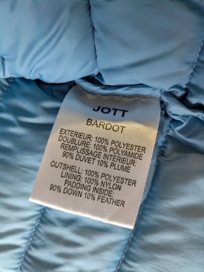 Doudoune jott femme taille M jean et doudoune bleue - photo numéro 8