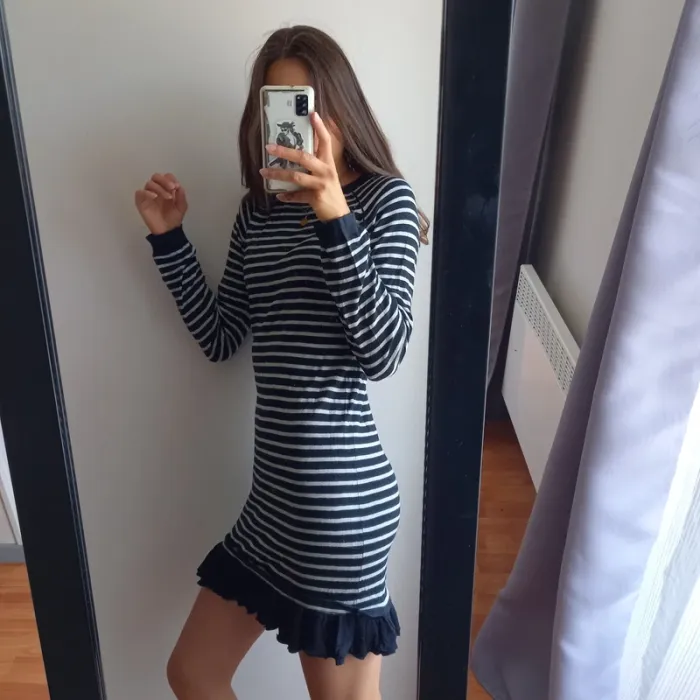 Robe à rayures okaïdi 14 ans - photo numéro 2