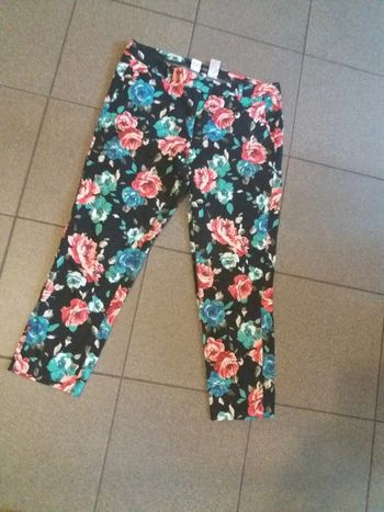 joli pantacourt fleu