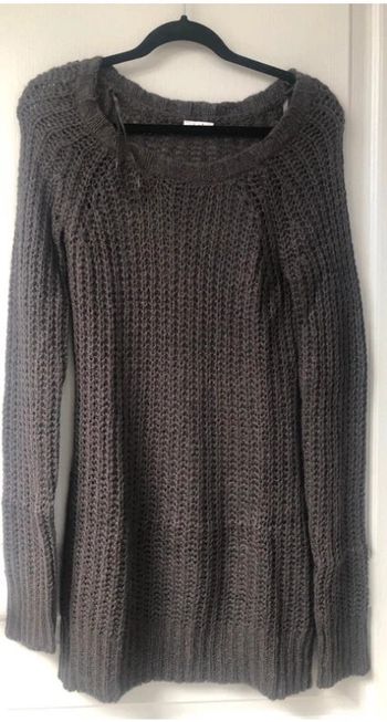Pull long ou tunique gris pimkie taille 36