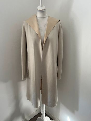 Veste beige en velours doux Zara XS comme neuve