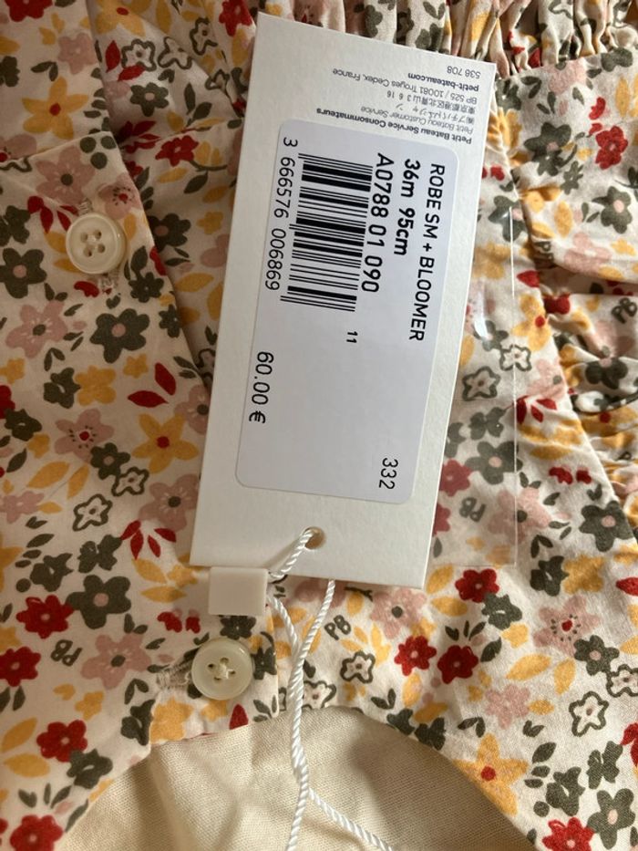 Robe fleurie et sa culotte bloomer assortie - photo numéro 5