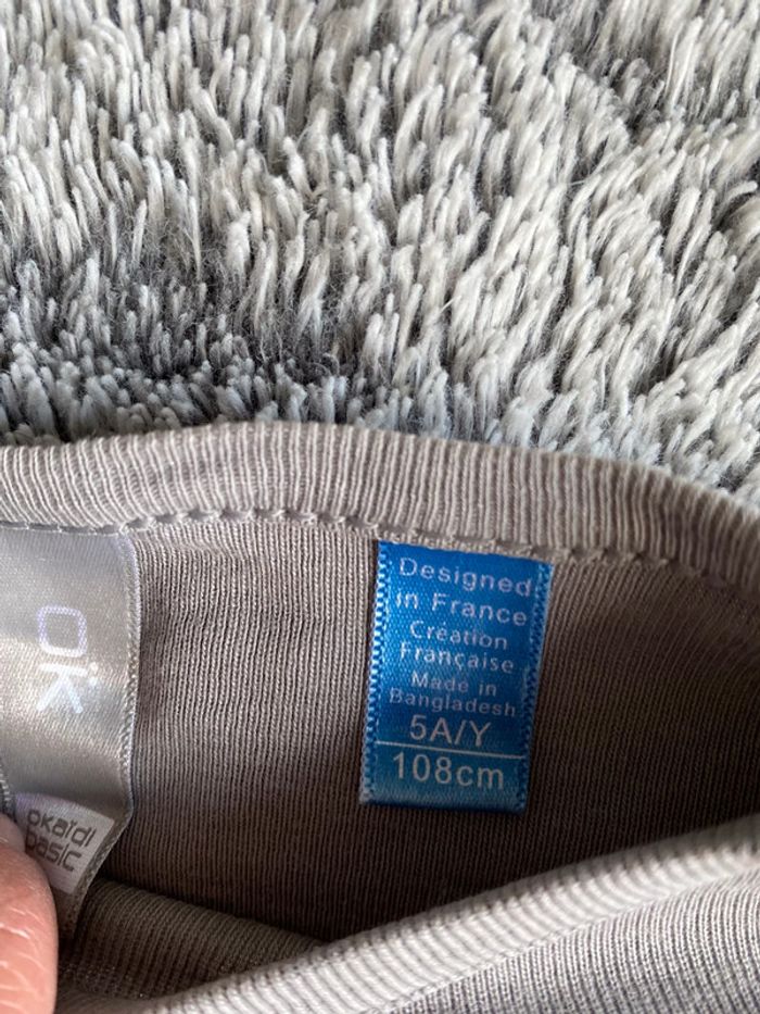 Tee-shirt style marinière Okaidi - 5 ans - photo numéro 2