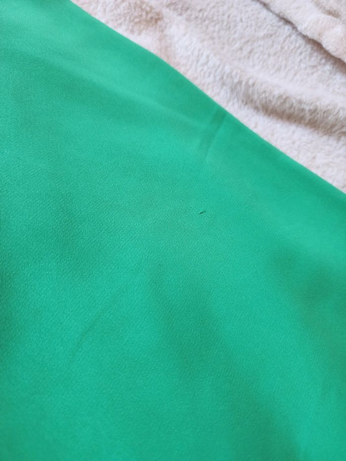 Pantalon à jambes larges / palazzo vert TU 36/40 - photo numéro 13