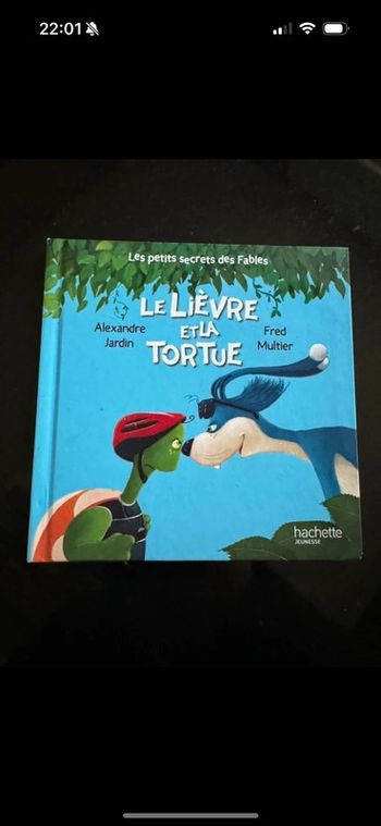 Livre McDo le lièvre et la tortue