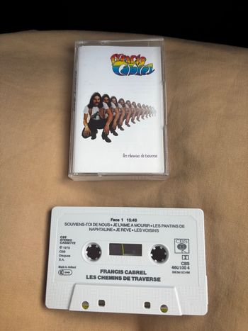Cassette audio Francis Cabrel Les chemins de traverse 