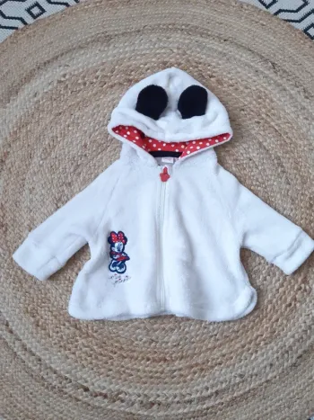Gilet à capuche Minnie Disney 68/74 cm