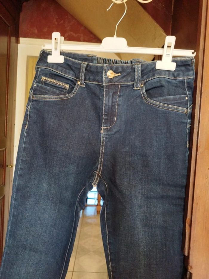 Jeans bleu foncé droit skinny M/38 y2k Lolaliza - photo numéro 6