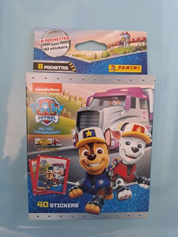 40 stickers Pat patrouille Big trucks panini