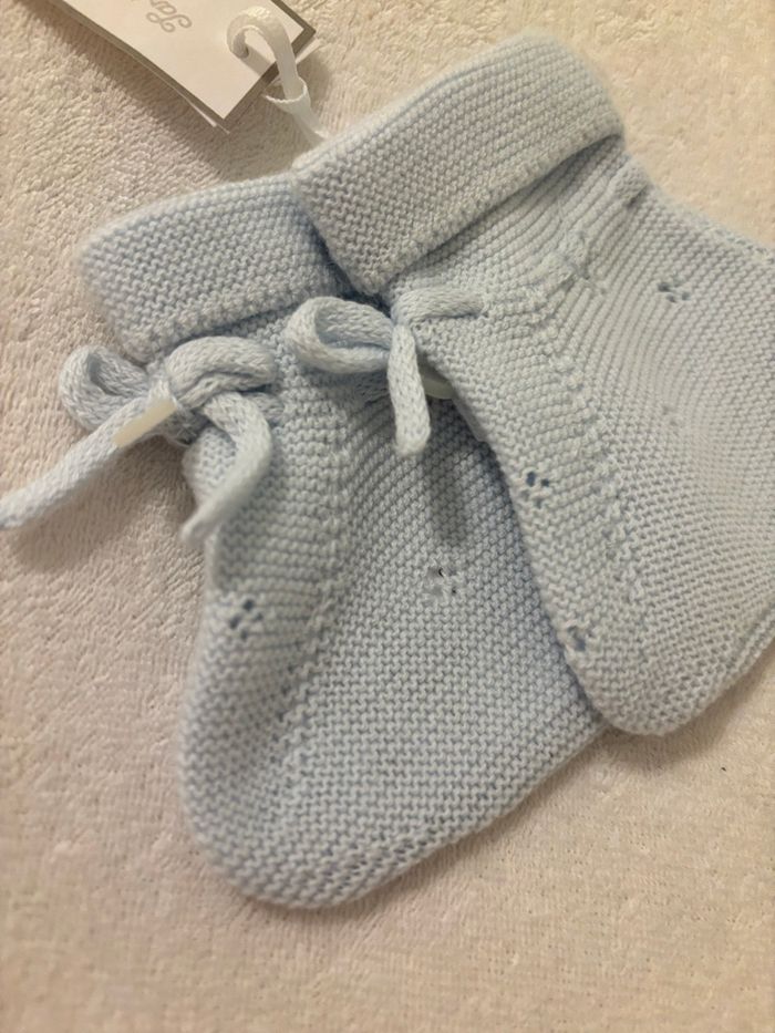 Chaussette de naissance Tartine et chocolat - photo numéro 3