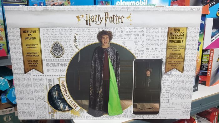 Cap d'invisibilité Harry Potter.