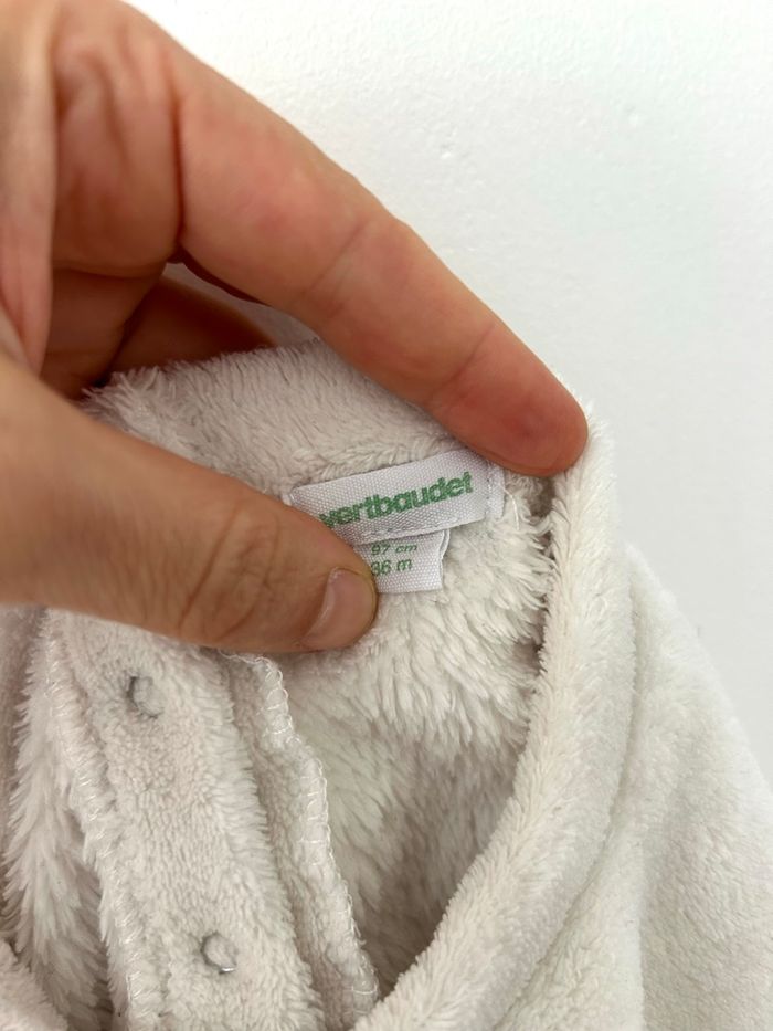 Sweat renne en fausse fourrure  Couleur écru  Vertbeaudet taille 3 ans 97cm  Longchamp - photo numéro 3