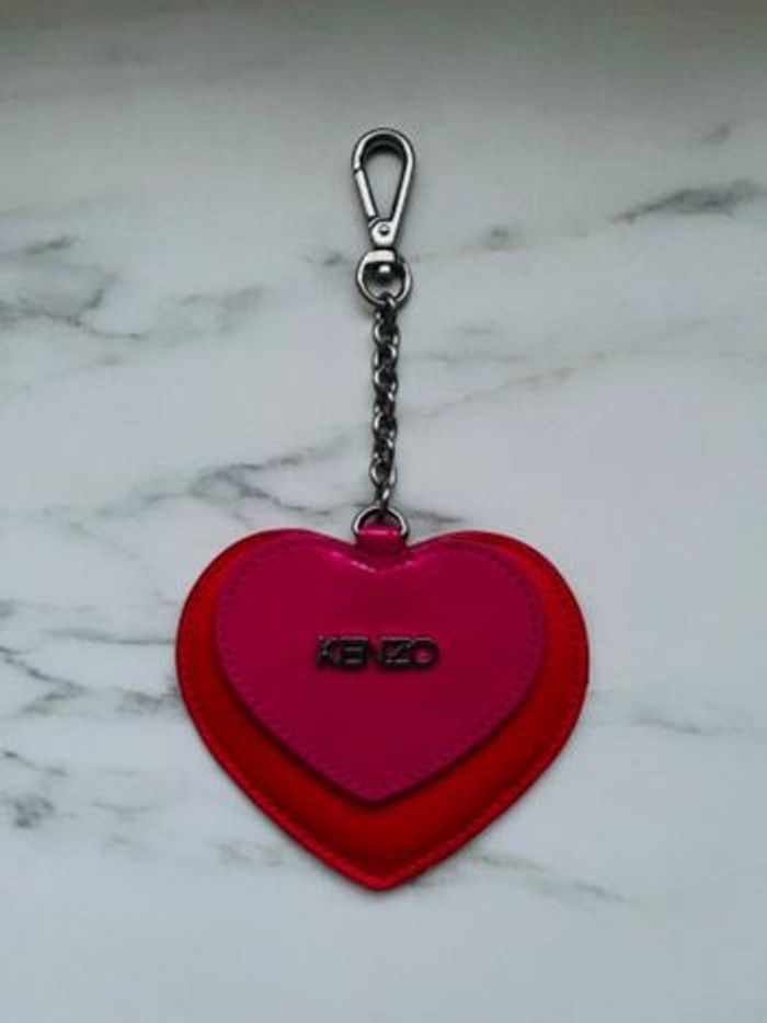 Porte-clés double- cœur Kenzo