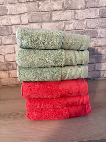 Drap de bain Christian Lacroix x6 neuf étiqueté 