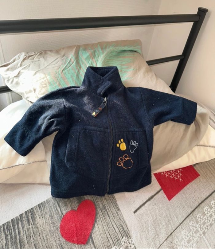 Gilet polaire bébé garçon 6 mois🐼