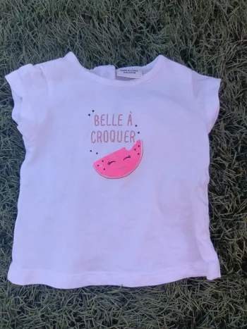 tee-shirts manches courtes 3 mois