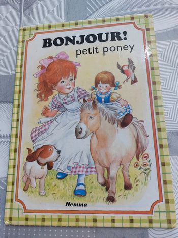 Livre Bonjour! Petit poney 1982