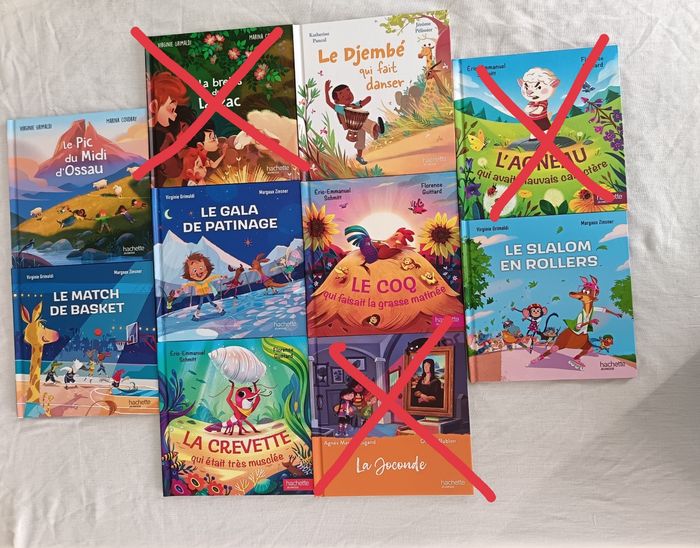 Lot de livres du Mac do