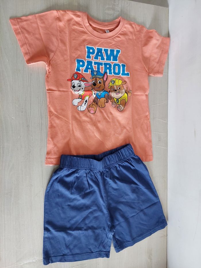 Ensemble short et tee-shirt Pat Patrouille 7ans