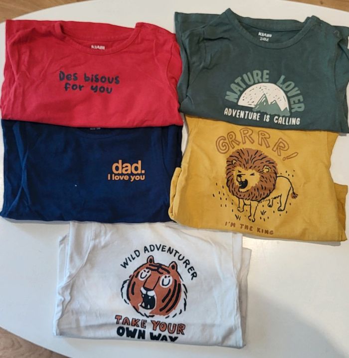 Lot 5 haut manches longues