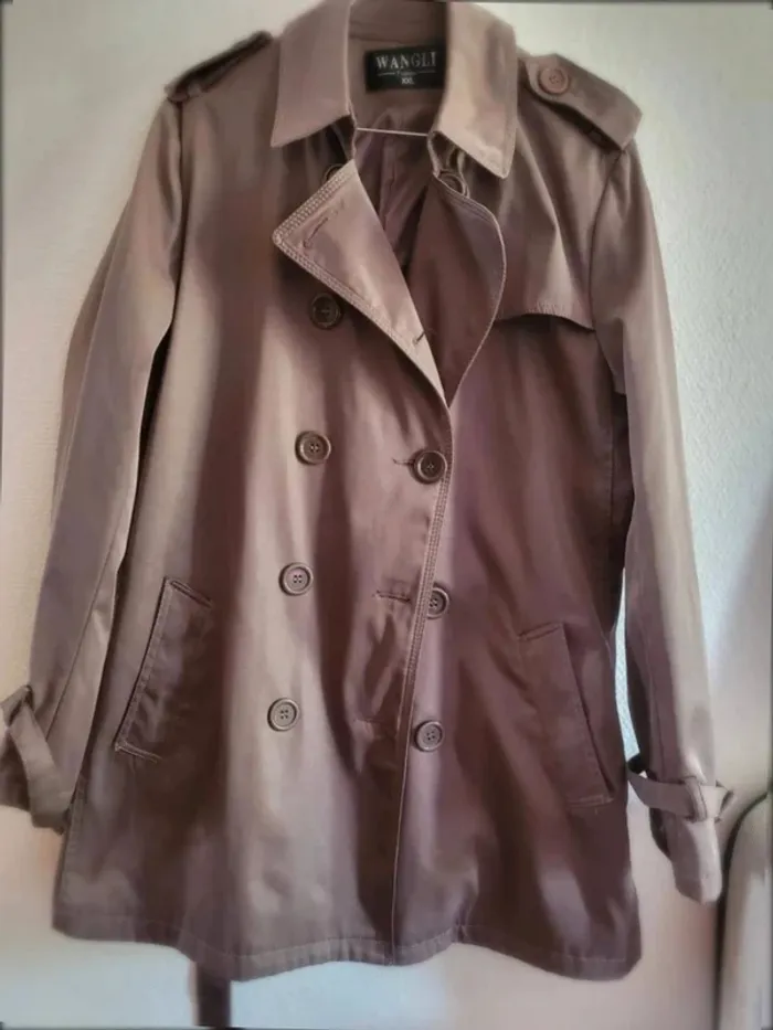 Trench imperméable marron Wangli - Taille XXL - photo numéro 6