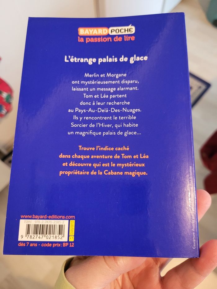 livre la cabane magique l étrange palais de glace 7+  (3e) - photo numéro 4