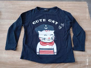 T-shirt chat marin