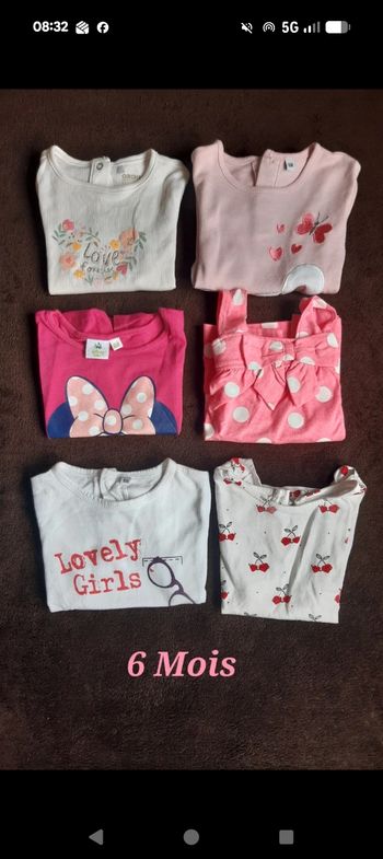 Lot de 6 Hauts été 6M - lucieju6ETE