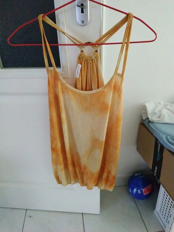 Debardeur jaune cache cache taille S