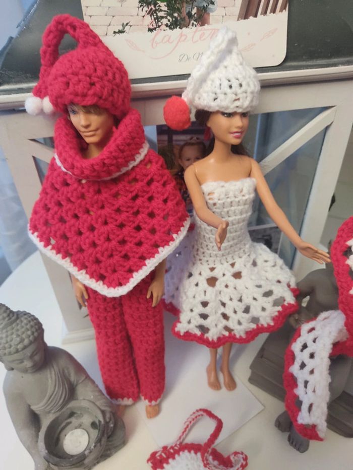 Vêtements pour Barbie Noël 3+1€ - photo numéro 7