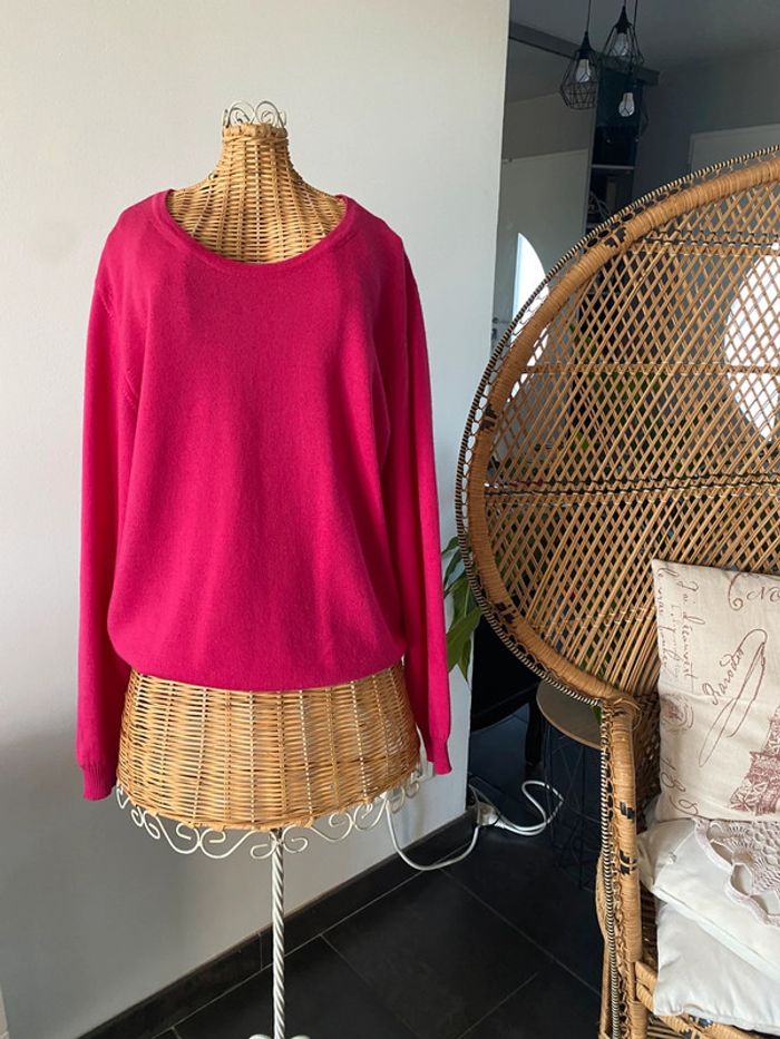 Pull en laine Sweet De Mazo framboise fuchsia taille XS / S