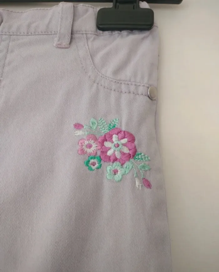 (c) Pantalon mauve Mots d'enfants 24m - photo numéro 2