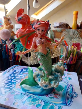 Figurine Disney haute couture,  couture de force Ariel la petite sirene