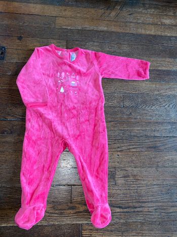 pyjama velour Absorba  9 mois