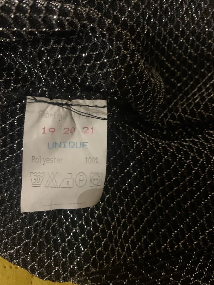 Chemise transparente argenté taille 42  -44 tres bon état idéal pour les fêtes 🥳 - photo numéro 6