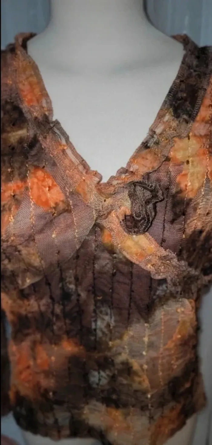 Haut manches longues transparente Jean Gabriel 42/44 - photo numéro 3