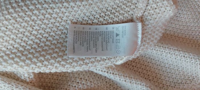 Beau pull long femme Divided by H&M taille M écru excellent état - photo numéro 5