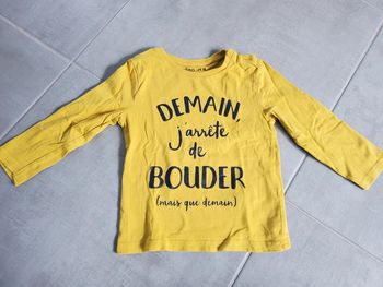 Maillot manches longues 24 mois