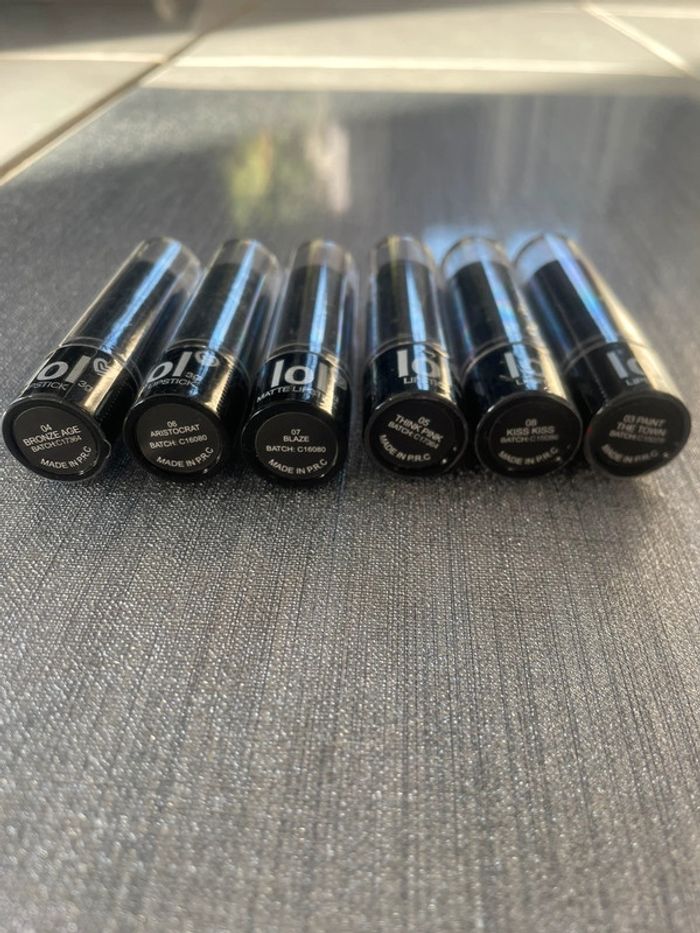 Lot de 6 rouges à lèvres - photo numéro 5