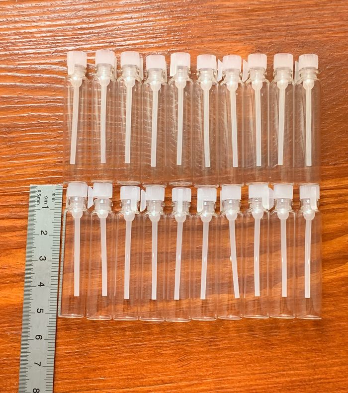 Lot 20 flacons vides en verre 2ml