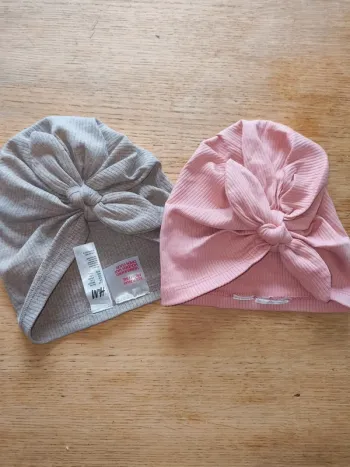Bandeau cheveux fille h&M excellent état 18 mois gris rose